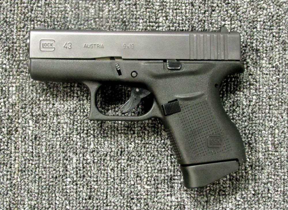 Preowned Excellent Condition Glock 43 Semi Automatic Pistol Striker