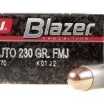 CCI Blazer .45 ACP, 230gr, FMJ, 50 Rounds .45 ACP