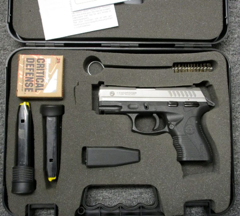 Preowned, Taurus PT-809C, 9mm, 3.3″ Barrel, SA/DA, External Safety, 13 ...