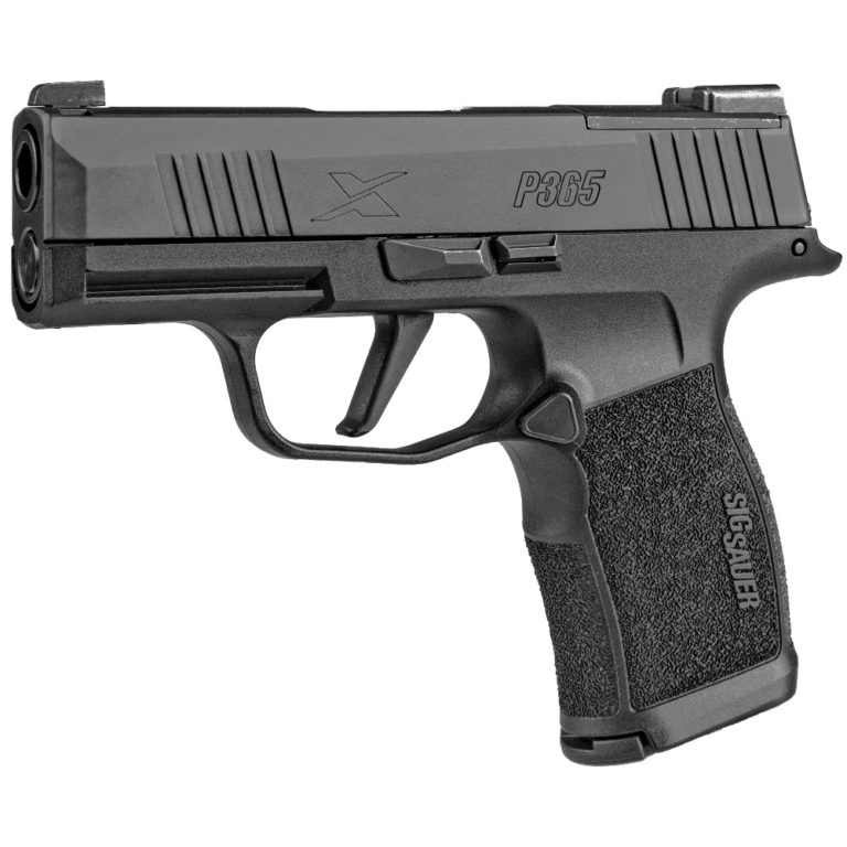 New Sig Sauer P365x Striker Fired Sub Compact 9mm 31″ Barrel Polymer Frame Black Finish 5198