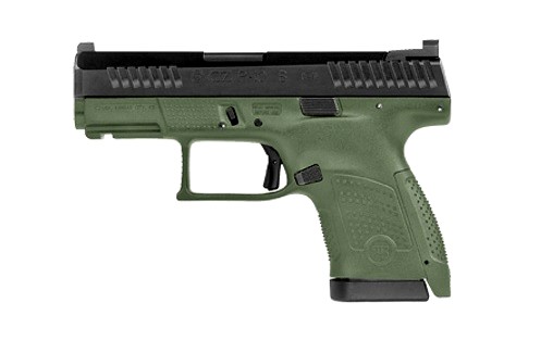 New CZ P10, 9mm, 3.5â€³ Barrel, 12 Rounds, 2 Magazines, OD Green Polymer