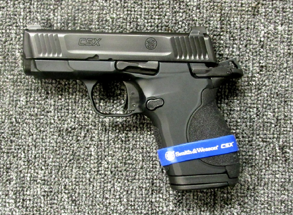 Preowned Like New Smith And Wesson Csx Micro Compact Metal Frame Sao Pistol 9mm 31″ Barrel 0953