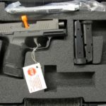 Preowned, Excellent Condition, Sig Sauer P365, Semi-Automatic Pistol, Striker Fired, Sub-Compact, 9mm, 3.1″ Barrel, Polymer Frame, X-Ray 3 Night Sights, Black Finish, Manual Safety, 10 & 12 Rounds, 3 Magazines: Only $419!