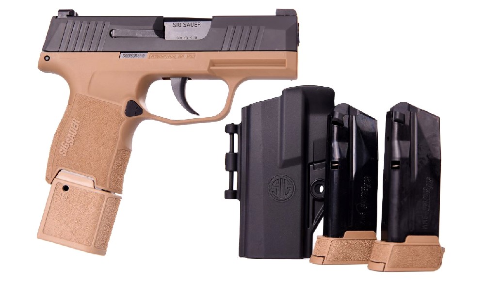 New Sig Sauer P365 Talo Tacpac Striker Fired Semi Automatic Polymer Frame Sub Compact 9mm 3 0567