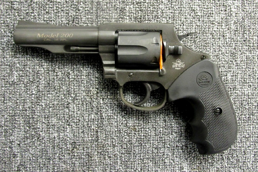 Preowned Like New Rock Island Armscor M200 Steel Frame Revolver 38 Special 40″ Barrel 0800