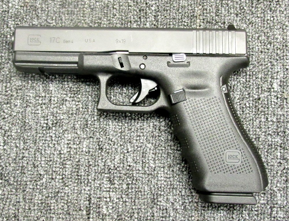 Glock 17 Gen4, 4.48” Barrel, 9mm, Black