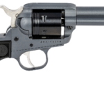 New Ruger Wrangler Single Action Revolver, .22 LR, 4.6″ Barrel, Aluminum Alloy Frame, Stone Gray Cerakote Finish, Checkered Synthetic Grips, 6 Rounds: Only $198!