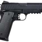 New Girsan MC1911C Influencer Compact Pistol, 10mm, 9 Rounds, 1 Magazine, 4.4″ Blued Steel Barrel, Black Cerakote Optic Ready/Serrated Steel Slide & Frame w/Picatinny Rail & Beavertail, Black Polymer Grips: Only $539!
