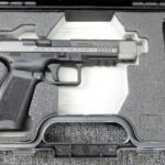 Preowned, Excellent Condition, CANIK TP9SFx, Full-Size Polymer Frame Pistol, 9mm, 5.2″ Match Grade Barrel, Tungsten Grey, Warren Tactical Sights, 20 Rounds, 2 Magazines, Holster, Interchangeable Backstraps, Four Red Dot Interface Plates: Only $489