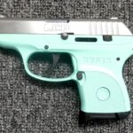 Preowned, Excellent Condition, Ruger LCP Pistol, .380 ACP, 2.8″ Barrel, 6 Rounds, 1 Magazine, Fixed Sights, Robins-Egg Blue: Only $159! .380 ACP