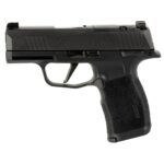 New Sig Sauer P365X Sub-Compact Polymer Framed Pistol, 9mm, 3.1″ Barrel, Matte Black Finish, X-Ray 3 Night Sights, Optic Ready, Manual Safety, 10 Rounds, 2 Magazines: Only $597! 9mm