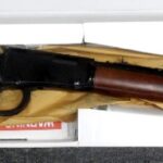 Preowned, Very Good Condition, Henry .22 LR, Lever Action Youth Rifle, 16.1″ Barrel, Blue Finish, Walnut Stock, Adjustable Sights, 15 Rounds: Sold Sold Firearms