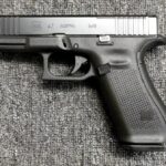 Preowned, Excellent Condition, Glock 47 M.O.S. Full Size Pistol, 9mm, 4.5″ Barrel, Optics Ready, 17 Rounds, 3 Magazines, Comes With Glock OEM Adapter Plate 02 for Trijicon RMR, Only $459!