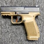 Preowned, Like New, Canik Mete MC9L Compact Pistol, 9mm, 3.2″ Barrel, Black Nitride Finish Slide, Flat Dark Earth Cerakote Frame, Optics Ready, White Dot Front Sight, Blackout Rear Sight, 17 Rounds, 2 Magazines, Includes Holster & Accessories: Only $329!