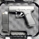 Preowned, Excellent Condition, Glock 43X Sub-Compact Semi-Automatic Pistol, 9mm, 3.4″ Marksman Barrel, Black nDLC Finish, No Finger Grooves, Fixed Sights, 10 Rounds, 2 Magazines: Only $359!