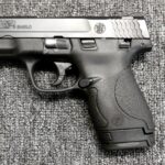 Preowned, Very Good Condition, Smith & Wesson Shield, 9mm, 3.1″ Barrel, 7 & 8 Rounds, 2 Magazines, External Safety, White-Dot Sights: Only $229!