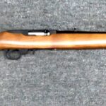 Preowned, Excellent Condition, Ruger 10/22 Carbine Semi-Automatic Rifle, .22 LR, 18″ Barrel, 10 Rounds, 1 Magazine, Adjustable Rear Flip-Up Sight, Hardwood Stock: Only $297!