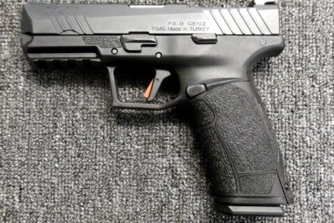 Preowned, Like New, Tisas Zigana PX-9D Full-Size Pistol, 9mm, 4.0″ Barrel, Optics Ready, 20 Rounds, 2 Magazines, Ambidextrous External Safety: Only $297!