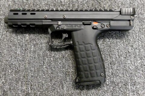 Preowned, Excellent Condition, Kel-Tec CP33 Semi-Automatic Pistol, .22 LR, 5.5″ Threaded Barrel, 33 Rounds, 2 Magazines, External Safety: Only $389!