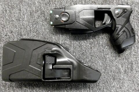 Preowned, Very Good Condition, Axon X26P Professional Taser, Integrated Light/Laser, New Battery, New Cartridge, External Safety, Holster: Only $229!
