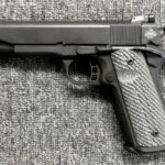 Preowned, Excellent Condition, Rock Island Rock Ultra FS 1911A1 Full-Size Steel-Frame Pistol, 10mm, 5″ Barrel, Black Parkerized Finish, G10 Grips, Adjustable Sights, 8 Rounds, 1 Magazine: Sold Sold Firearms