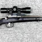 Preowned, Excellent Condition, Keystone Sporting Arms Crickett Single-Shot Rifle, .22 Magnum, 16″ Stainless Barrel, Black Synthetic Stock, Scope: Sold Sold Firearms
