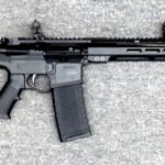 Preowned, Excellent Condition, American Tactical Alpha 15 Semi-Automatic Rifle, .223/5.56 NATO, 30 Rounds, 1 Magazine, Flip-Up Sights, Adjustable Stock: Only $397! .223 Remington