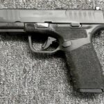 Preowned, Excellent Condition, Springfield Hellcat Pro Sub-Compact Pistol, 9mm, 3.7″ Barrel, Optics Ready, Tritium Front Sight, Tactical Rack U-Notch Rear Sight, (3)-15 Round & (2)-17 Round Magazines, Kydex IWB Holster, Nylon Range Bag: Only $497!